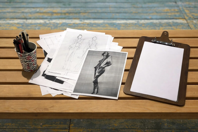 Скетчинг: создаем эскизы курортных нарядов!